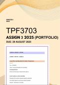 TPF3703 Assignment 3 2025