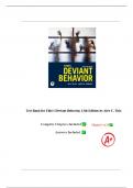 Test Bank For Thio-s Deviant Behavior, 13th Edition by Jim (2025).