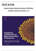 TEST BANK For Organic Chemistry Mechanistic Patterns, 2nd Edition by Ogilvie, Ackroyd, All Chapters 1 - 20 ||Complete A+ Guide