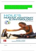 Test Bank for Hole’s Human Anatomy and Physiology, 16th Edition, Charles Welsh, Cynthia Prentice-Craver