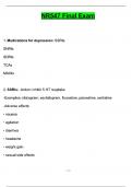 NR 547 Final Exam Actual 2025 Differential Diagnosis in Psychiatric-Mental Health across the Lifespan Practicum | 2025 / 2026 Questions and Answers | 100% Correct | Grade A - Chamberlain