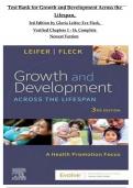 Test Bank For Growth and Development Across the Lifespan 3rd Edition By Gloria Leifer; Eve Fleck Chapters 1 - 16 Complete ISBN:9780323809405