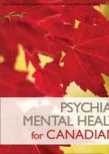 Test Bank For Psychiatric & Mental Health Nursing for Canadian Practice 4th Edition By Wendy Austin 9781496384874 Chapter 1-35 Complete Guide .