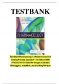 Test Bank Pharmacology A Patient-Centered Nursing Process Approach, 11th Edition by Linda E. McCuistion All Chapters Complete Guide A+ ISBN:9780323399166 Newest Edition 2025 Instant Pdf Download