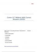 Comm 217 Midterm With Correct Answers (2025)!!