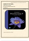 COMPLETE TEST BANK _ CAMPBELL BIOLOGY 12TH EDITION  (2021. URRY, CAIN, WASSERMAN, MINORSKY, REECE)  ALL CHAPTER 1-56