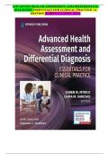 ADVANCED HEALTH ASSESSMENT AND DIFFERENTIAL DIAGNOSIS: ESSENTIALS FOR CLINICAL PRACTICE 1st EDITION (KAREN MYRICK & LAIMA KAROSAS, 2019)