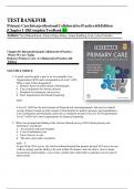 Test Bank for Primary Care: Interprofessional Collaborative Practice 6th Edition by Buttaro. All Chapters 1- 228