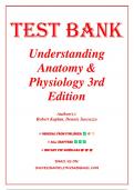 Test Bank for Understanding Anatomy & Physiology A Visual, Auditory, Interactive Approach 3rd Edition by Thompson, 9780803676459, Chapter 1-25