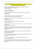 NR 602 MIDTERM EXAM 70 Questions and Answers Primary Care of the Childbearing and Childrearing Family