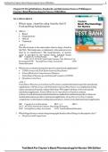 TEST BANK - Clayton’s Basic Pharmacology for Nurses 19th Edition Michelle Willihnganz, All Chapters 1 - 48, Newest Version