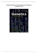 Test Bank For Genetics: A Conceptual Approach(International Edition) 7th Edition by Benjamin A. Pierce Isbn No: 9781319308315 Chapter 1-26 ||Complete A+ Guide