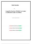 Test Bank - for CompTIA PenTest+ PT0-001 Cert Guide (Certification Guide) 1st Edition by Omar Santos, Chapter 1-10 | All Chapters 