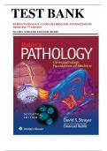 TEST BANK RUBIN'S PATHOLOGY: CLINICOPATHOLOGIC FOUNDATIONS OF  MEDICINE 7TH EDITION DAVID S. STRAYER, EMANUEL RUBIN