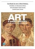 TEST BANK For Art: A Brief History, 7th edition by Stokstad & Cothren, All 20 Chapters Fully Covered,ISBN:9780135286043  Verified Latest Newest Version