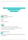 NR565 / NR 565 Advanced Pharmacology Fundamentals Midterm Exam: Week 1, 2, 3 & 4  (Latest 2025 / 2026): Actual Questions with Verified Answers