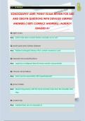 SONOGRAPHY ARRT; PENNY EXAM REVIEW FOR ABD  AND OBGYN QUESTIONS WITH DETAILED VERIFIED  ANSWERS (100% CORRECT ANSWERS) /ALREADY  GRADED A+