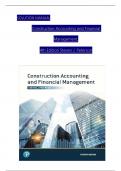 Construction Accounting and Financial Management, 4th Edition Solution Manual by Steven J. Peterson, Verified Chapters 1 - 18, Complete Newest Version