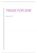 Samenvatting TRADE FOR SME