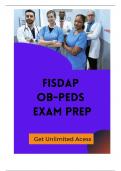 FISDAP OB-PEDS Exam Prep for 2025 / Questions & Verified Answers