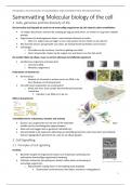 Samenvatting Molecular biology of the cell