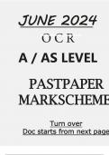 LATEST OCR JUNE 2024 AS LEVEL CHEMISTRY A PAPER 1 QP for exam revision new