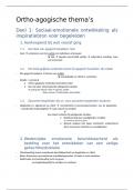 Samenvatting -  Ortho-agogische thema's