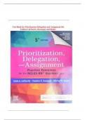 Test Bank for Prioritization Delegation and Assignment 5th Edition LaCharity, Kumagai, and Hosler