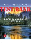 Test Bank for Auditing & Assurance Services A Systematic Approach 12th edition [Messier 2024] || All Chapter covered || Already graded A+