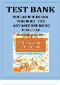 Test Bank For Philosophies and Theories for Advanced Nursing Practice 3rd Edition By Janie B. Butts 9781284112245 Chapter 1-26 Complete Guide .