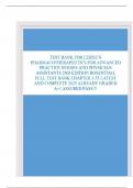 LEHNE’S PHARMACOTHERAPEUTICS FOR ADVANCED PRACTICE NURSES AND PHYSICIAN ASSISTANTS 2ND EDITION ROSENTHAL FULL TEST BANK CHAPTER 1-35 LATEST AND COMPLETE 2025 ALREADY GRADED A+