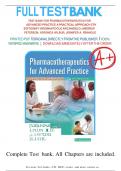 Test Bank For Pharmacotherapeutics for Advanced Practice A Practical Approach 5th Edition by Virginia Poole Arcangelo, Andrew Peterson, Veronica Wilbur, Tep M.Kang Chapter 1-56 Complete UPDATE