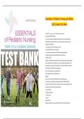 Essentials of Pediatric Nursing 4th Edition Kyle Carman Test Bank 