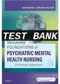 Test bank - Halter varcarolis foundations of psychiatric mental health nursing a clinical approach 8th edition