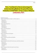 Test Bank - for Davis Advantage for Understanding Medical-Surgical Nursing Seventh Edition by Paula D. Williams, Linda S. Hopper, All Chapters | Complete Guide A+  ISBN: 9781719644587  