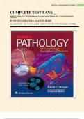 COMPLETE TEST BANK _ RUBIN'S PATHOLOGY: CLINICOPATHOLOGIC FOUNDATIONS OF MEDICINE  (7TH) SEVENTH EDITION, UPDATED BY DAVID S. STRAYER & EMANUEL RUBIN ALL CHAPTERS 1-34| 3 UNITS| LATEST VERSION UPDATED WITH DETAILED ANSWERS 