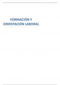 Formación y Orientación Laboral GRADO MEDIO Y SUPERIOR