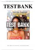 Test Bank - Psychology 12th edition by Myers (All Chapters Included).