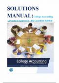 Test Bank for College Accounting A Practical Approach 14th Canadian Edition Jeffrey Slater, Debra Good