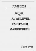 BRILLIANT Latest AQA A Level Mathematics May-June 2024 Mark Scheme Paper 3 (7357-3)