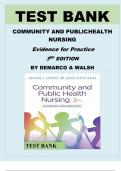 Test Bank For Community And Public Health Nursing Evidence For Practice 3rd Edition By Rosanna Demarco & Judith Healey-Walsh Isbn 9781975111694