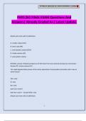 ©FYNDLAY 2024/2025 ALL RIGHTS RESERVED 11:29AM. A+ 1 PHYS 261 FINAL EXAM Questions And Answers| Already Graded A+| Latest Update.