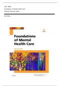  Test bank for Foundations of Mental Health Care by Michelle Morrison-Valfre 6th edition|ISBN ‎978-0323354929| All chapters included 1-33 with rationales.