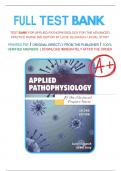 TEST BANK FOR APPLIED PATHOPHYSIOLOGY FOR THE ADVANCED PRACTICE NURSE 2ND EDITION BY LUCIE DLUGASCH; LACHEL STORY