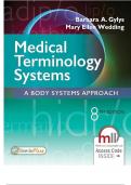  Test bank for medical terminology systems a body systems_approach 8thedition by barbara a gylys