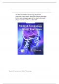 Test Bank For Medical Terminology For Health Professions, Spiral Bound Version 9th Edition Author:Ann Ehrlich, Carol Schroeder, Laura Ehrlich, Katrina Schroeder Chapter 1-15 Newest Version