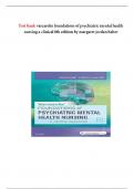 Test bank For Varcarolis' Foundations of Psychiatric-Mental Health Nursing 8th Edition by Margaret Jordan Halter || 2024/2025 || Chapter 1-36 | Complete Questions and Answers