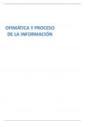 Ofimática y Proceso de la Información TSDAS DOCUMENTACIÓN Y ADMINISTRACIÓN SANITARIA