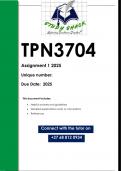 TPN3704 Assignment 1 (QUALITY ANSWERS) 2025