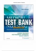 Test Bank - Lewis Medical Surgical Nursing, 10th Edition (Lewis, 2017), Chapter 1-68 | All Chapters